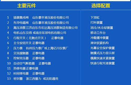 妖精视频油压机核心构件和选择配置厂家一览表